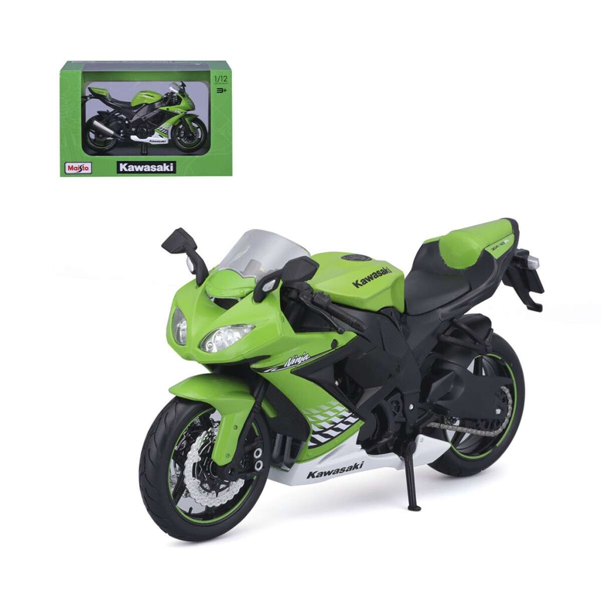 Motocicleta Maisto Kawasaki Ninja Zx-10R - Escala 1:12 