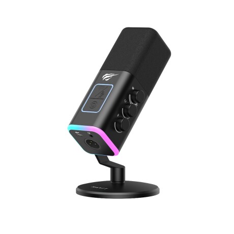 Microfono Havit Pc Series Gk71 Omnidireccional Negro Usb P/ Pc C/ Cancelacion De Ruido Y Mute Microfono Havit Pc Series Gk71 Omnidireccional Negro Usb P/ Pc C/ Cancelacion De Ruido Y Mute