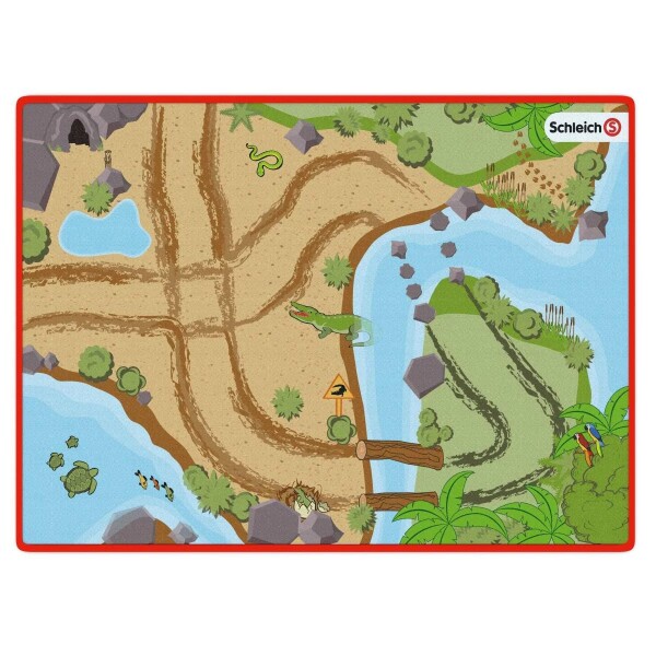 Juego Schleich Alfombra Interactiva Figura Juguete Niños Variante Modelo Elefante