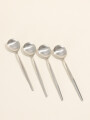 Cuchara Fiordo, Set 4 Un. Plateado Color Unico