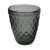 Vaso Vidrio con Relieve 260 ml GRIS