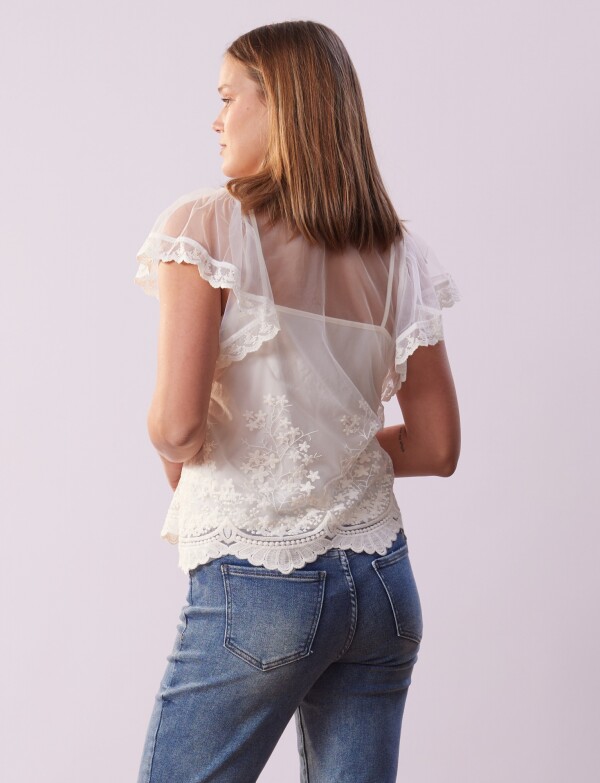Blusa Puntilla CRUDO