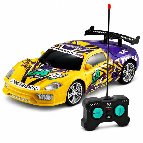 Auto Deportivo RC Racing Rivalry Control Remoto 1:22 Amarillo/violeta