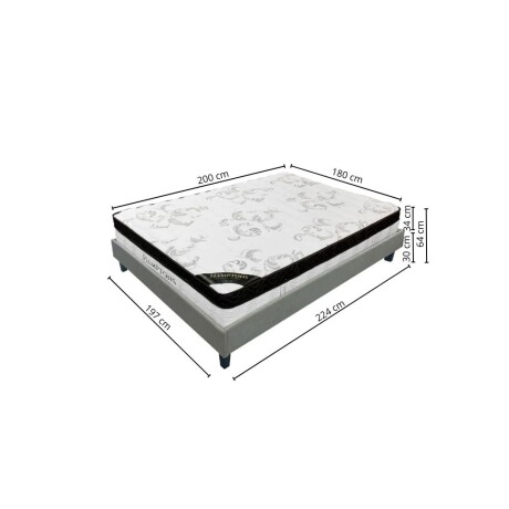 Sommier King Hamptons Hybrid Osmium Sommier King Hamptons Hybrid Osmium