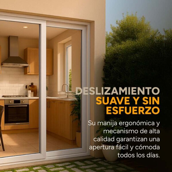 Ventana de PVC Blanco 200 X 200 Puerta Corrediza Aislante Ventana de PVC Blanco 200 X 200 Puerta Corrediza Aislante