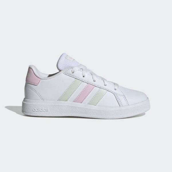 Championes Adidas Grand Court Lifestyle Ftwr White/crystal Jade/clear Pink