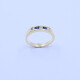Anillo medio sin fin oro 18k zafiros y brillantes Anillo medio sin fin oro 18k zafiros y brillantes