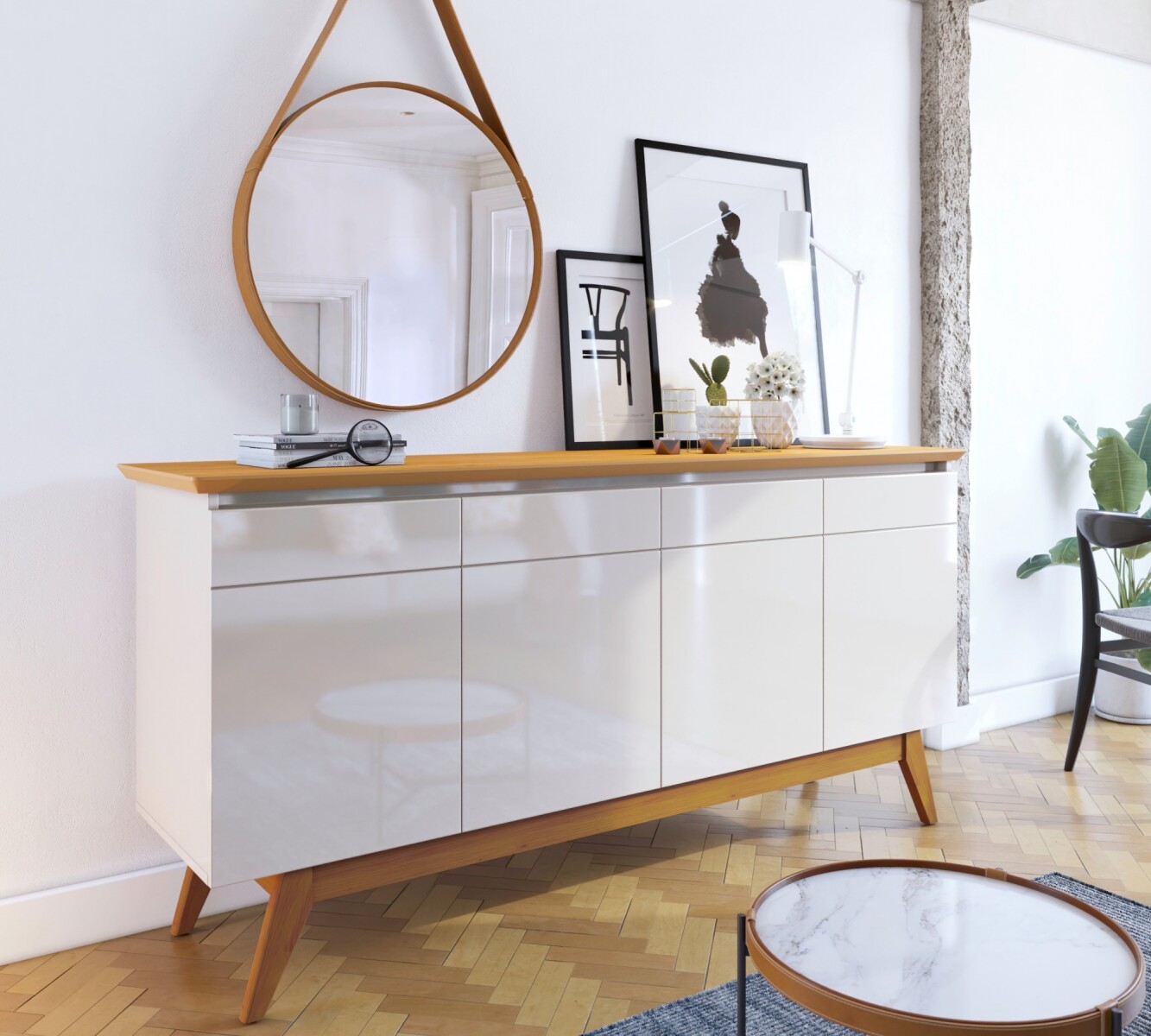 Aparador tipo Buffet 1.8 - Linea Manhattan 