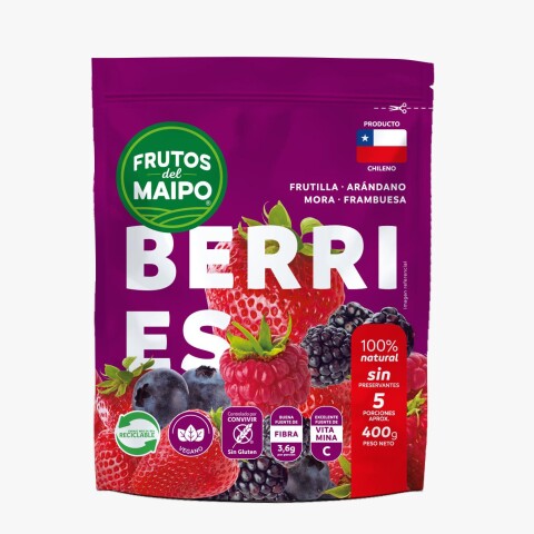 Berries Frutos Rojos Frutos Del Maipo 400Gs Berries Frutos Rojos Frutos Del Maipo 400Gs