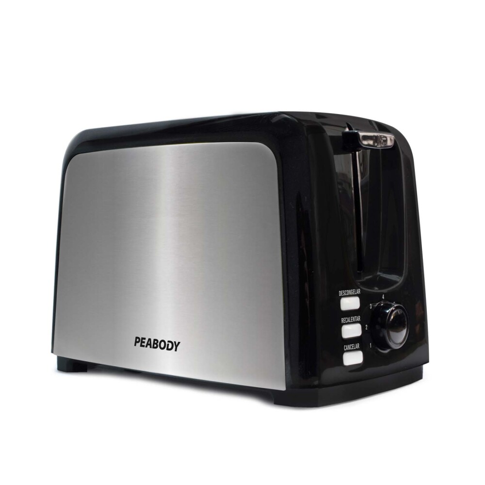 TOSTADORA PEABODY 2-PANES NEGRO PE-T1305
