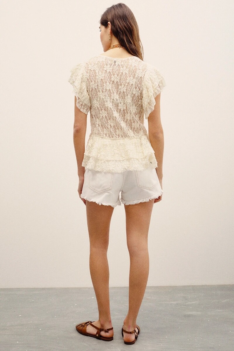 SHORT SUMMER SAND WHITE Blanco