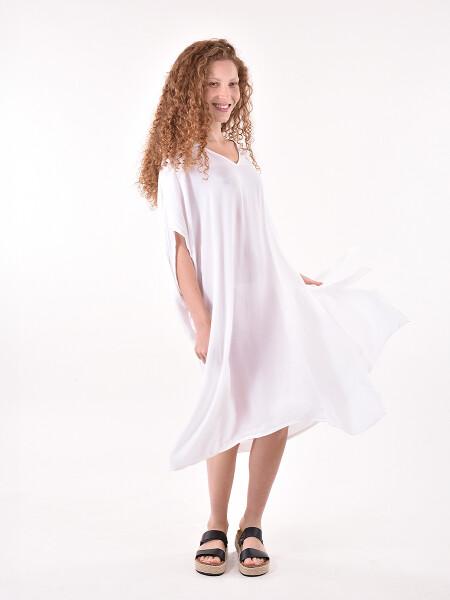VESTIDO BOTAFOGO OFF WHITE