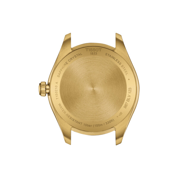 Reloj TissotT PR 100 mediano en PVD de oro amarillo Reloj TissotT PR 100 mediano en PVD de oro amarillo
