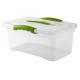 Set x3 Caja organizadora 6 lts Wenbox TRANSPARENTE