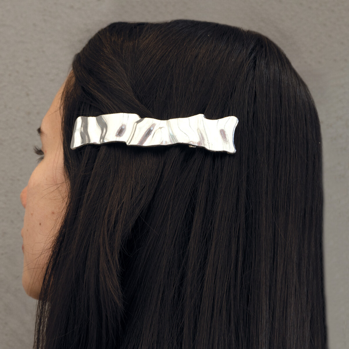 DAPHNE BROCHE RECT IRREGULAR PLATA 