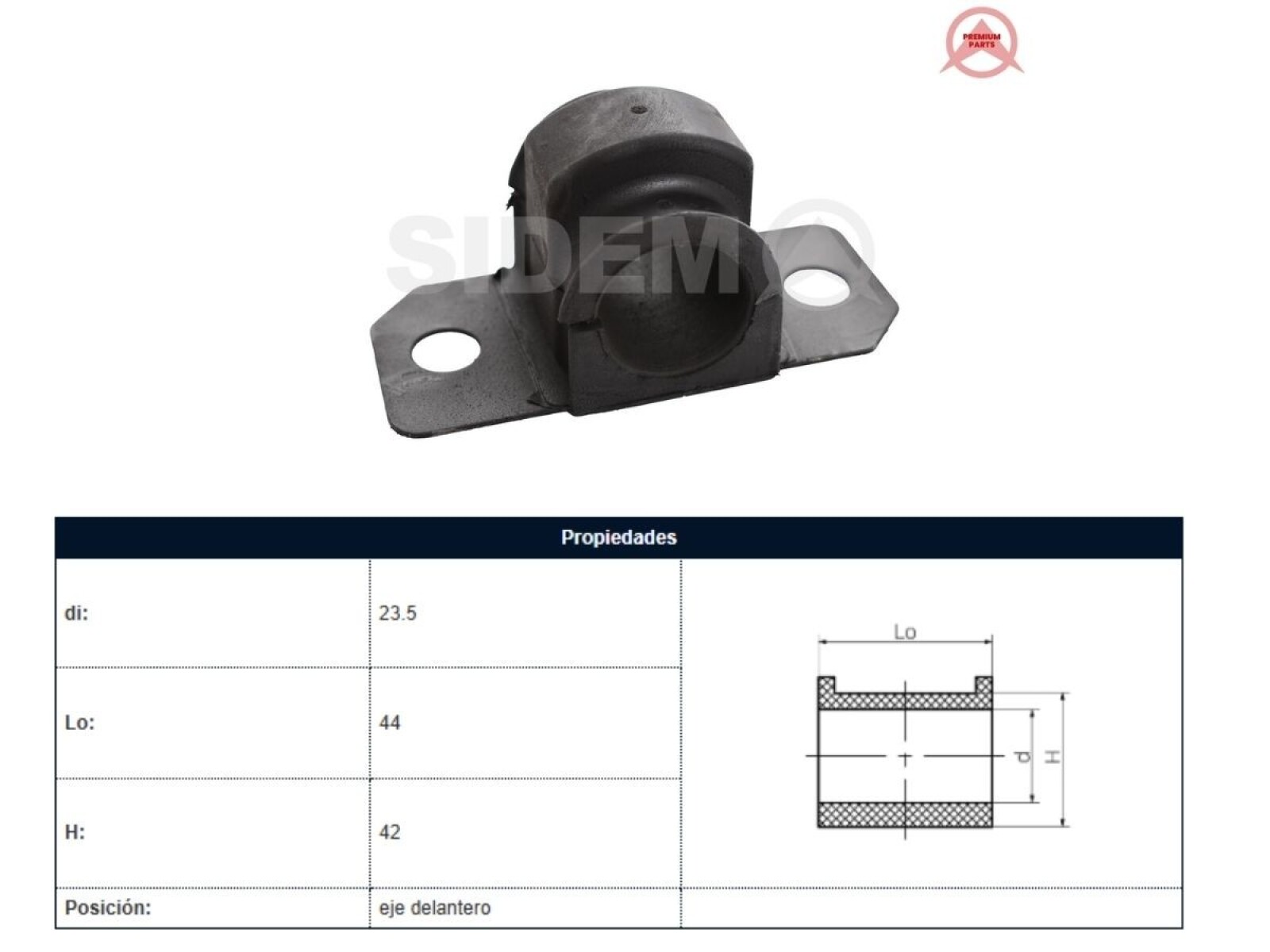 Buje Ford Ecosport 17-25 Der/Izq 