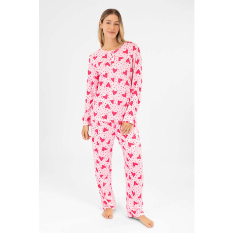Pijama magic heart Rosado