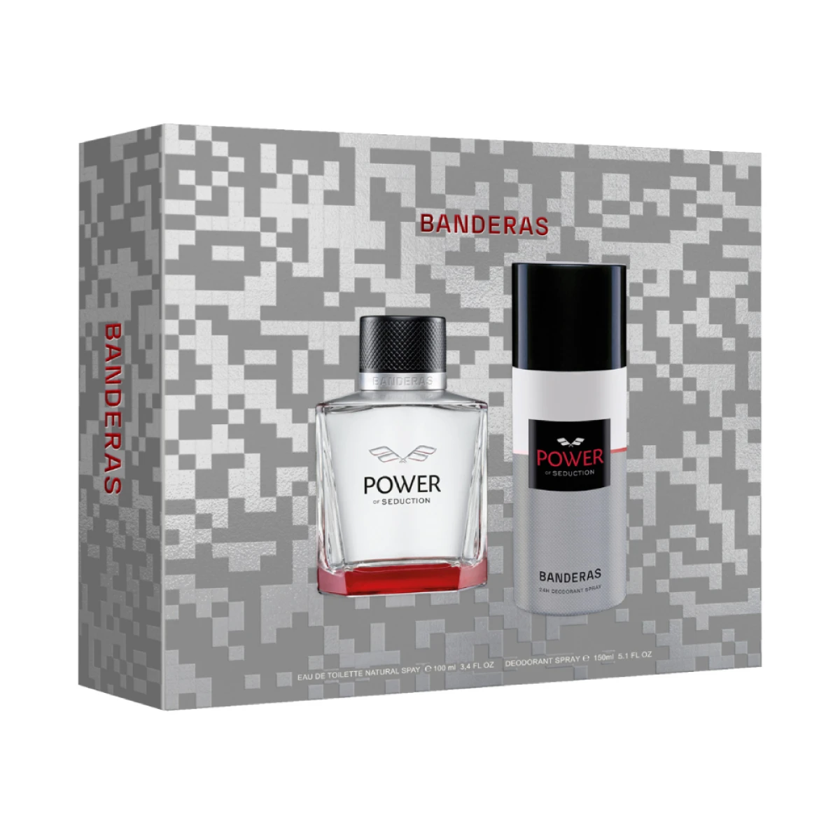 Cofre Antonio Banderas Power of Seduction Perfume EDT 100ml + Desodoranre 150ml 