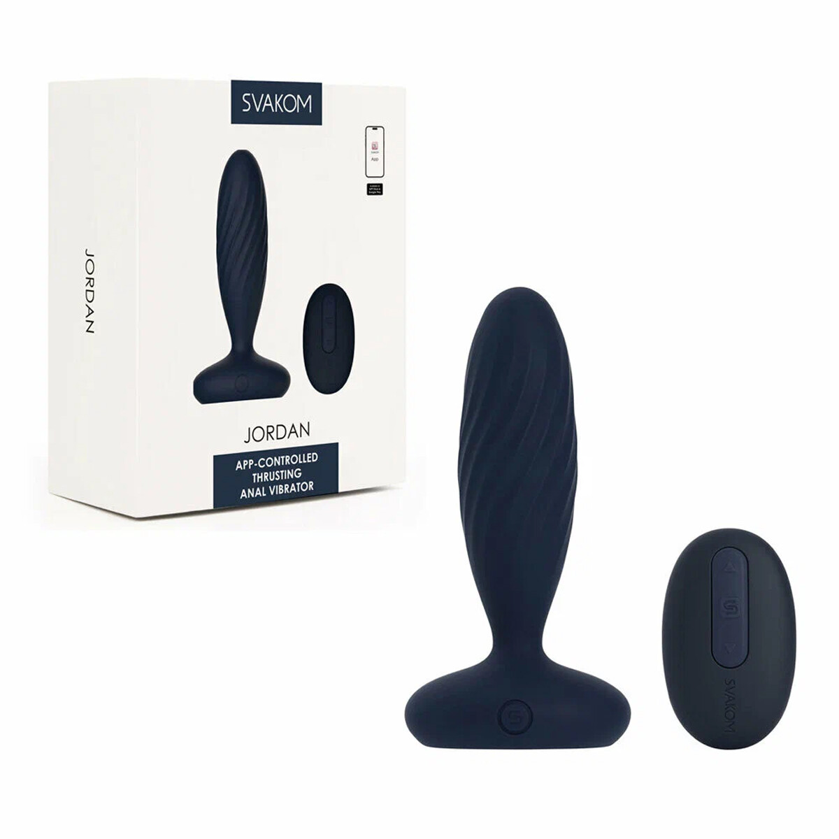 Vibrador Anal con Control por Aplicación Jordan 