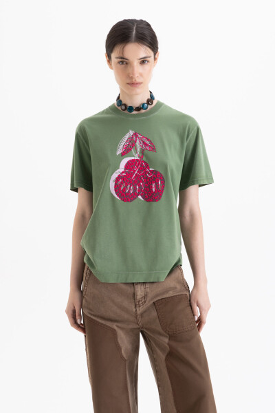 REMERA ALEXA Verde Militar