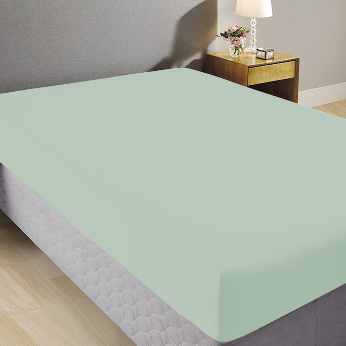 Sábana Ajustable Queen Size Richmond House 100% Microfibra - JADE 