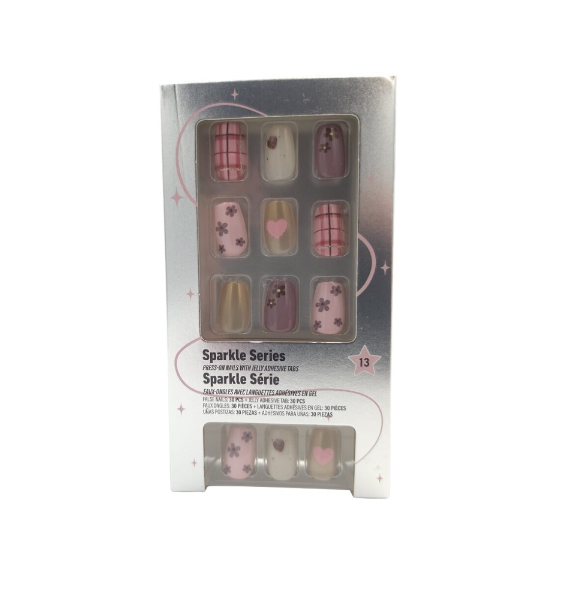 Uñas press on - bordo 