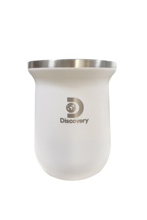Mate de Acero Blanco - Discovery Blanco