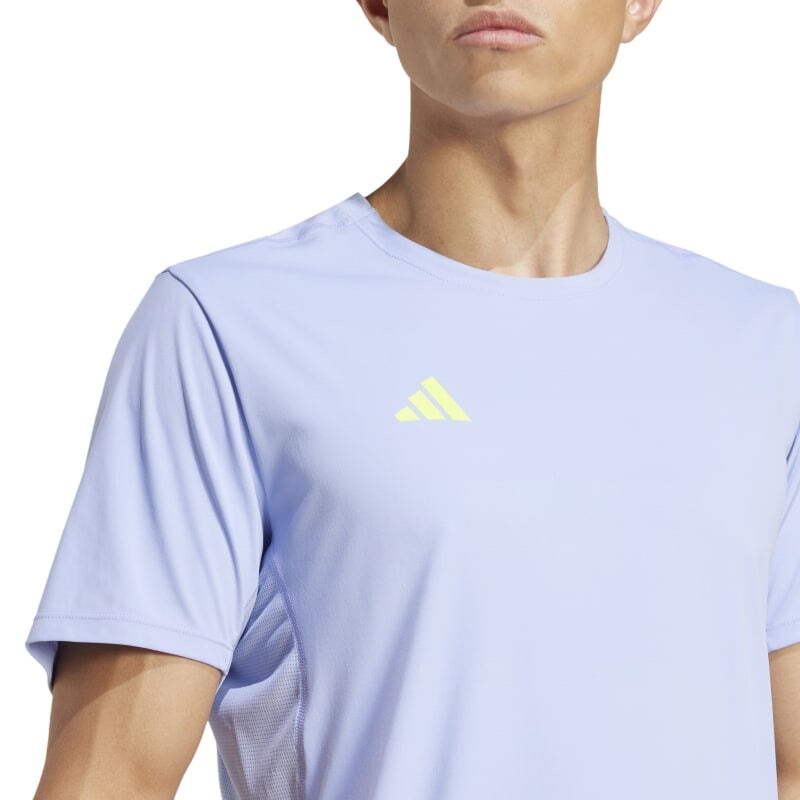 Remera Adidas Adizero Essentials Azul
