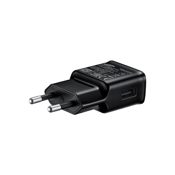 Ficha de carga original Samsung 15W color negro Ficha De Carga Original Samsung 15w Color Negro