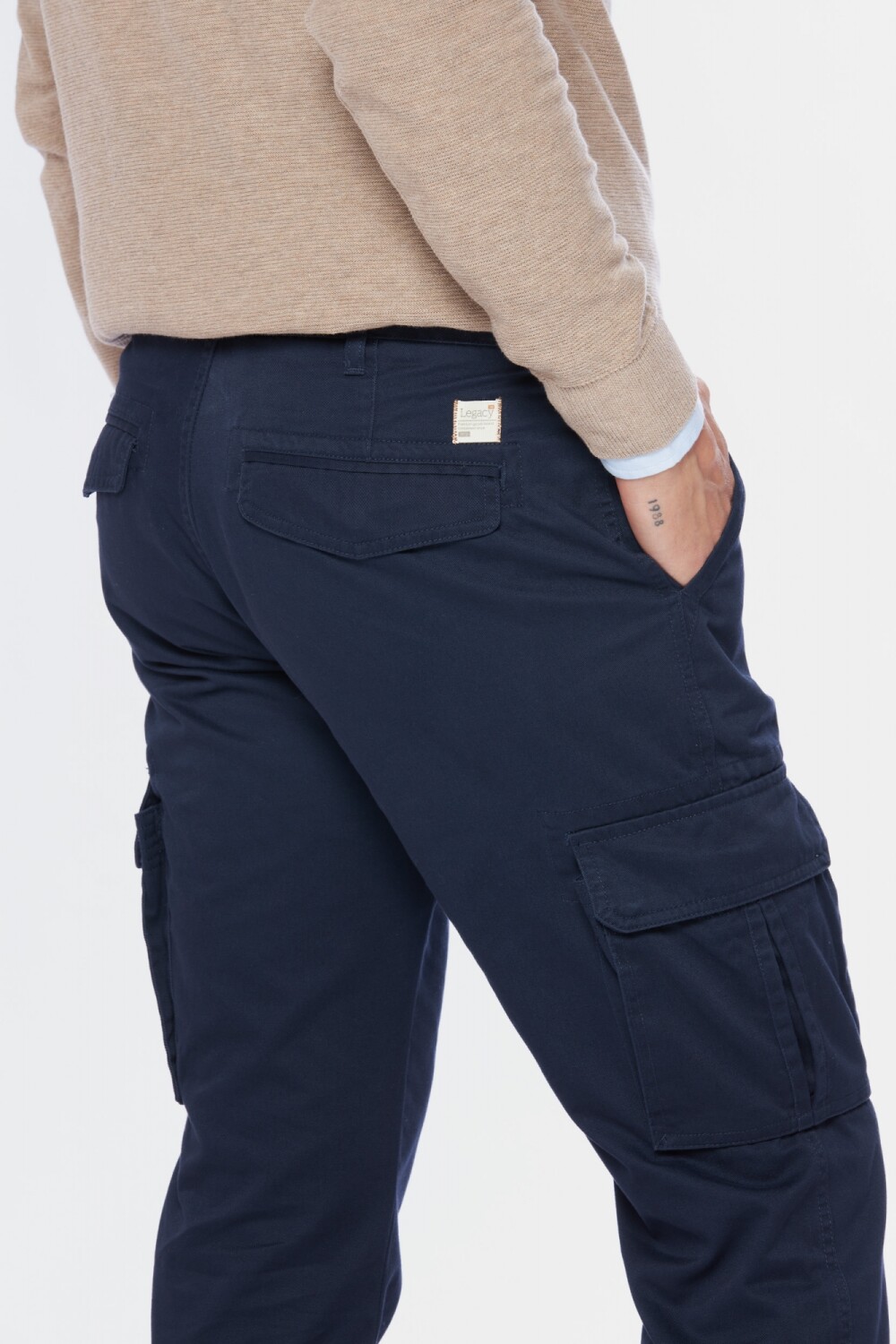 PANTALON CARGO Marino