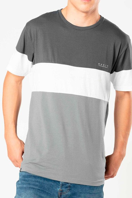 T-SHIRT ASKEY BOY RUSTY Gris