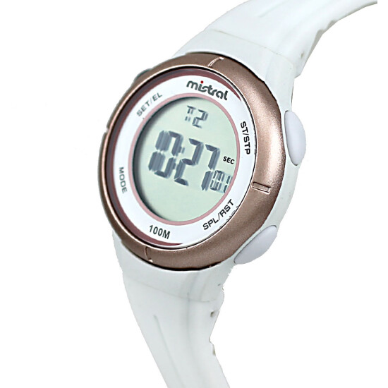 Reloj Mistral Deportivo Silicona Blanco 0
