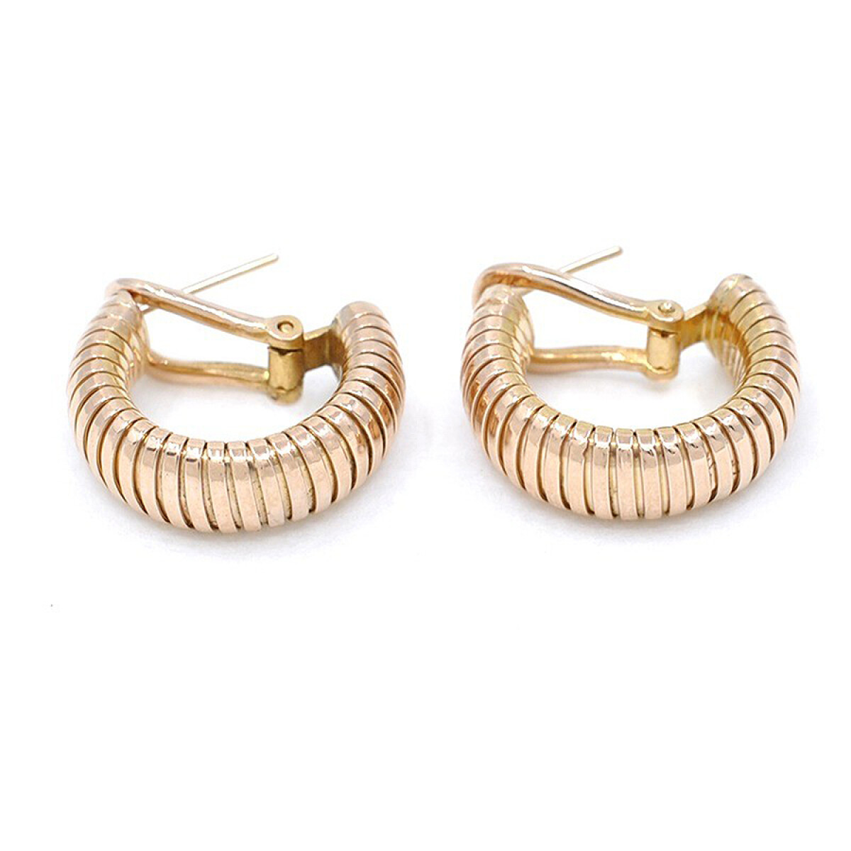 Aros En Oro Rosado 18K 