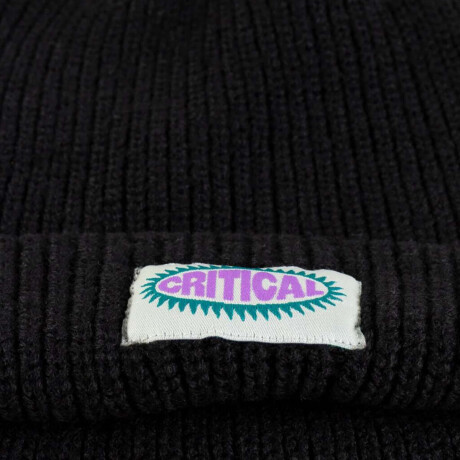 Gorro de lana Critical Slide Burst Logo Negro