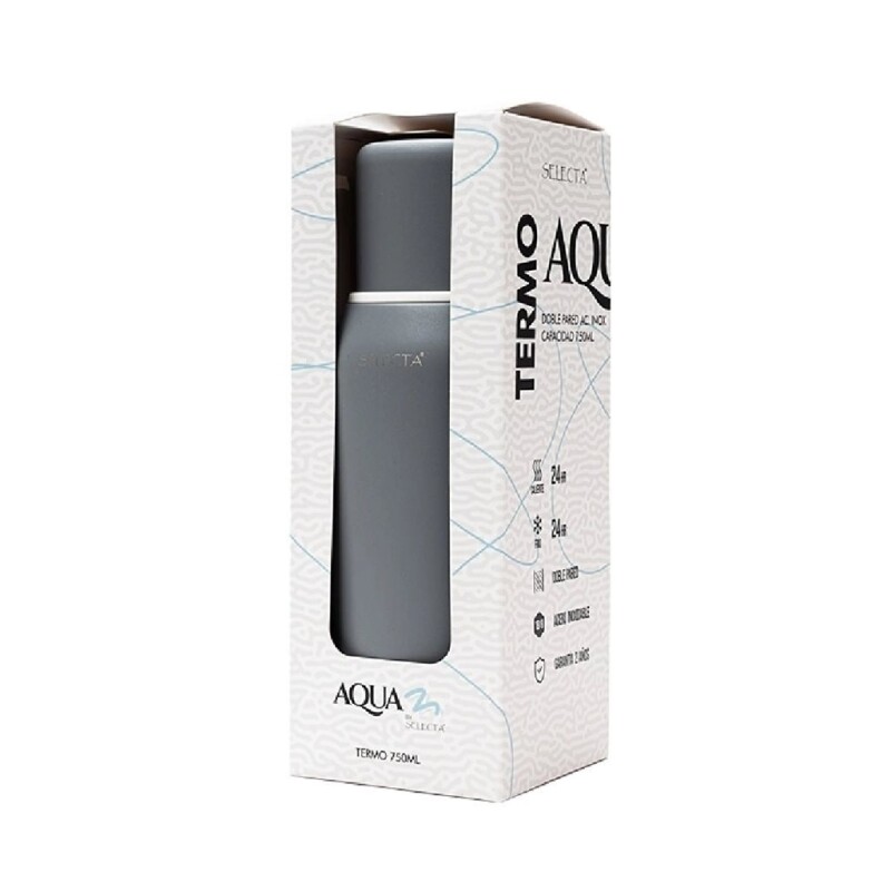Termo 750ml Doble Pared Gris Termo 750ml Doble Pared Gris