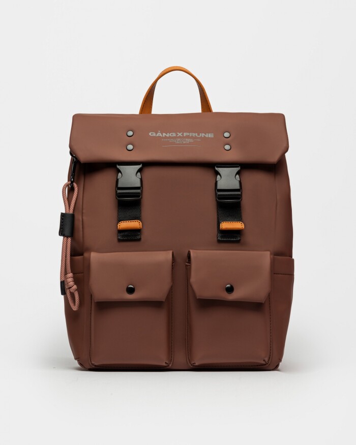 Mochila J Gang En Efecto Cuero Marron
