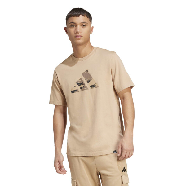 Remera Adidas T de Hombre - JM6382 Beige