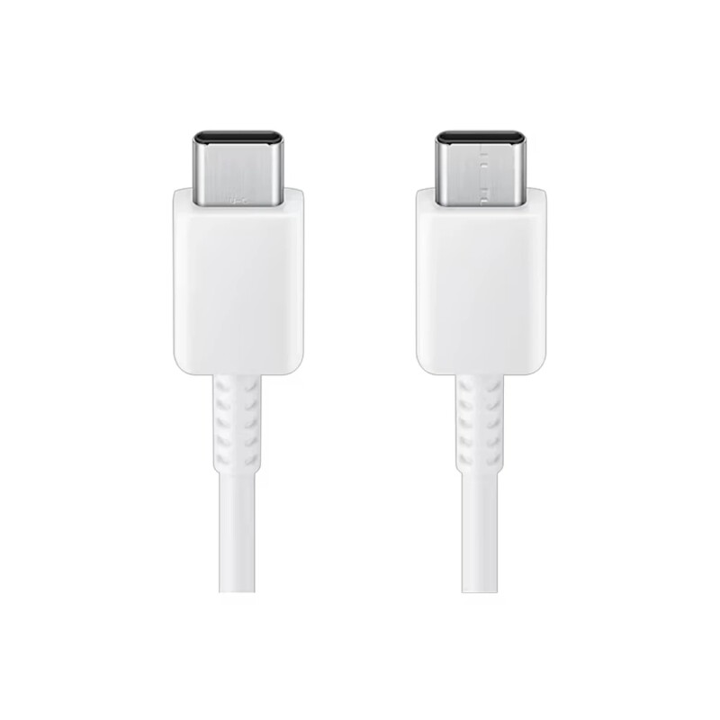 Cable original Samsung Tipo-C a Tipo-C 1.8 metros color blanco Cable Original Samsung Tipo-c A Tipo-c 1.8 Metros Color Blanco