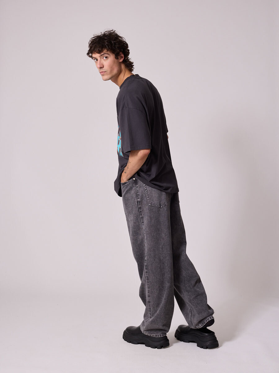 T-SHIRT MOYA DIXIE Gris Oscuro