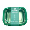 Vianda Metálico Para Microondas 1300 Ml Verde