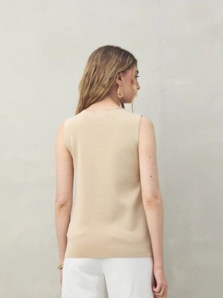 CHALECO D.CASSIN SALVA BEIGE