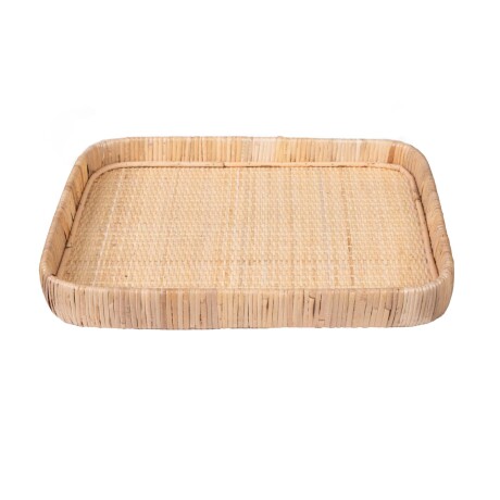 BANDEJA RATTAN NATURAL-BEIGE TRT 2419