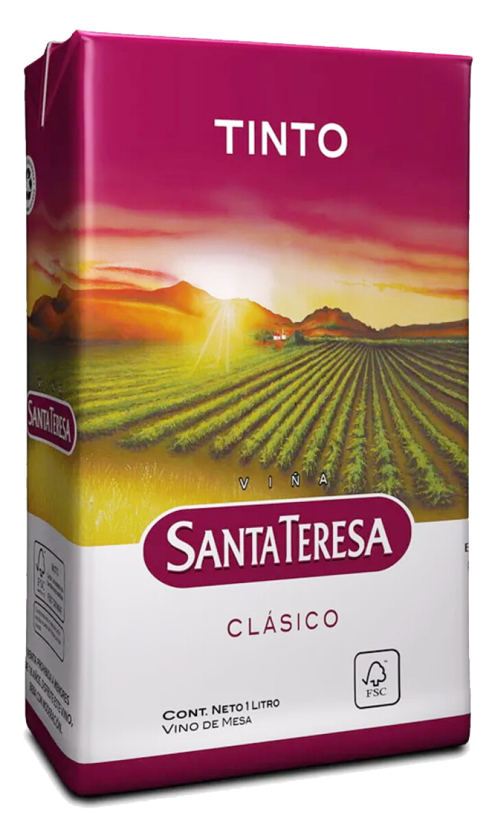 VINO SANTA TERESA TETRA 1L TINTO 