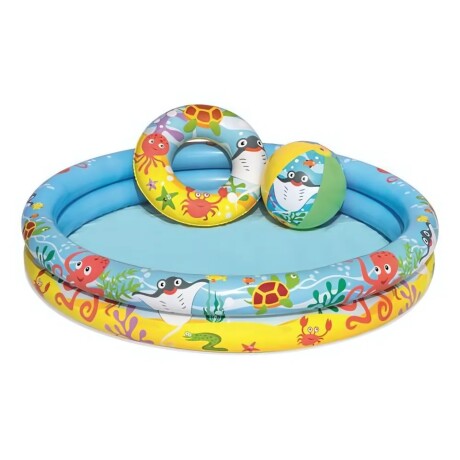 Piscina Con Flotador Y Pelota Para Niños Bestway 51124 Multicolor