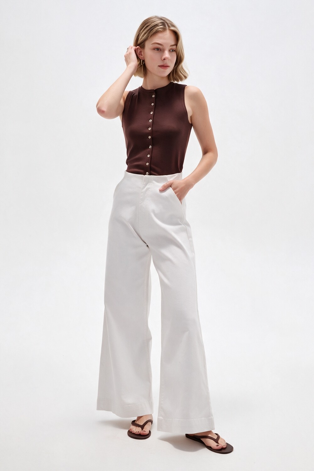 Pantalon Liola Blanco