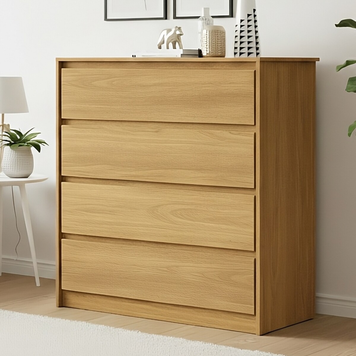 [OUTLET] Comoda Cajonera Carla para Dormitorio 4 Cajones con Rieles Telescópicos - Marrocos [SOLO RETIRO EN EL LOCAL] 