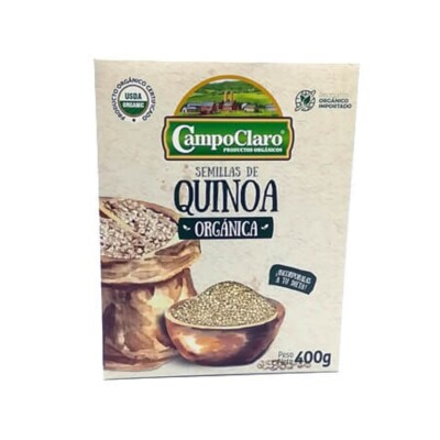 Quinoa Orgánica Campo Claro 400g Quinoa Campo Claro Organica