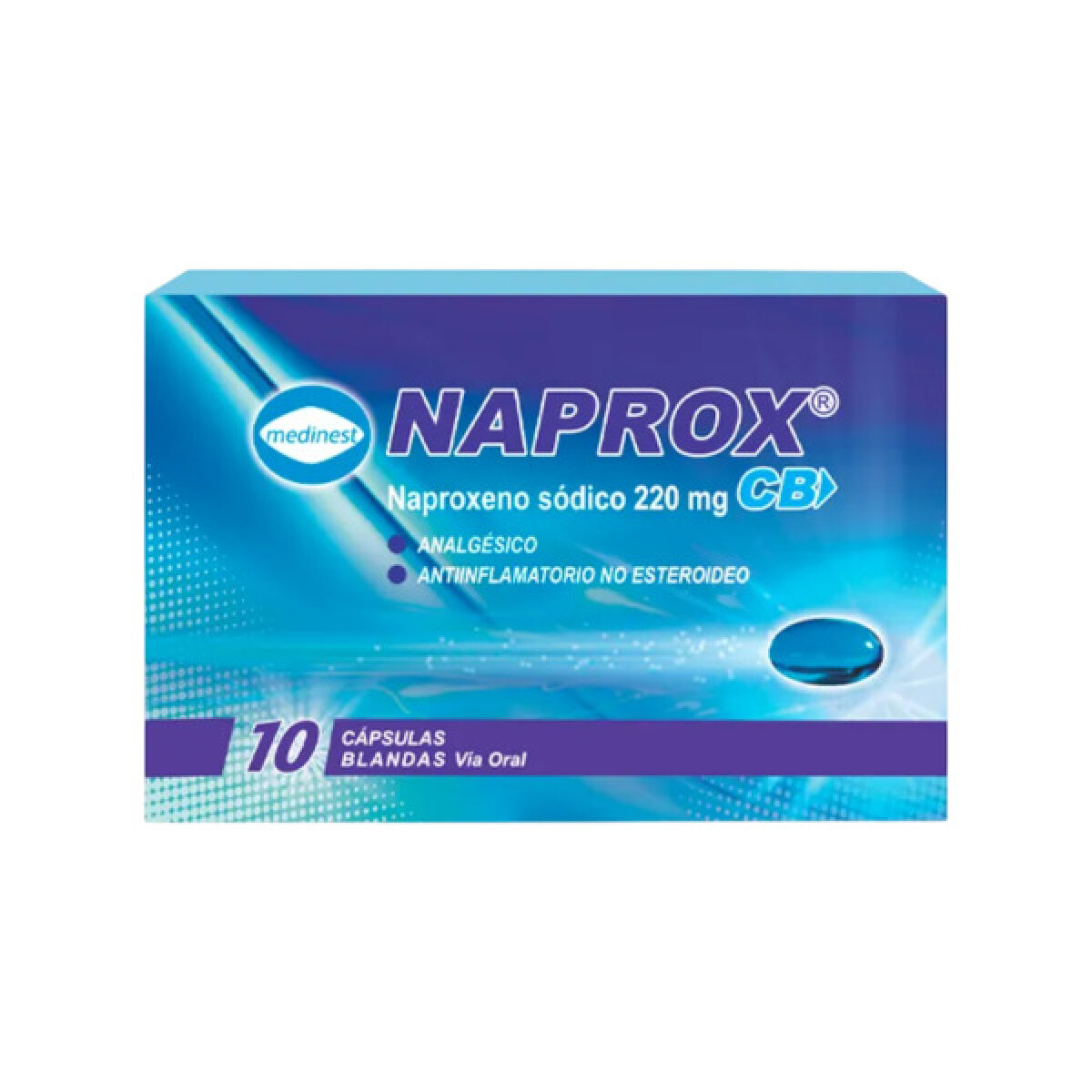 NAPROX CB CJ X 10 CAPS. BLANDAS 