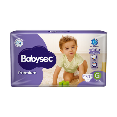 Pañales Babysec Premium G X 30 Pañales Babysec Premium G X 30