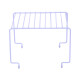 Estante organizador apilable BLANCO
